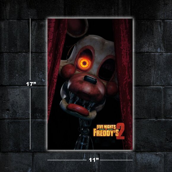 Art | Five Nights At Freddys 2 Movie Poster 11x17 Art Print Merch Fnaf ...